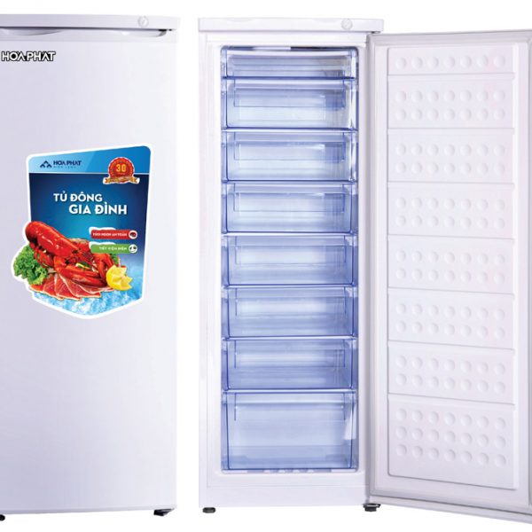 Tủ đông đứng Hòa Phát HCF-220S 216 lít 8 ngăn